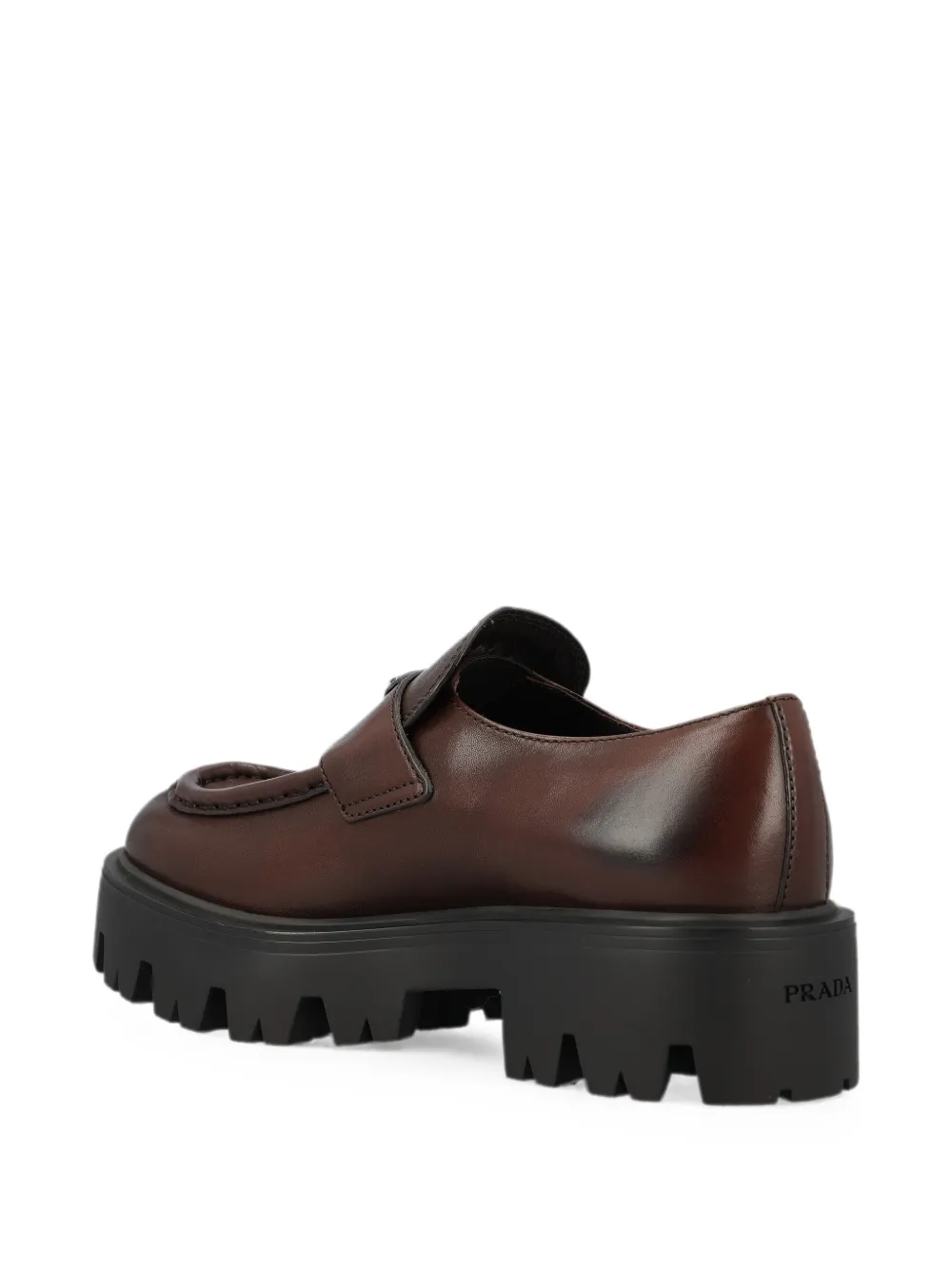 Prada leather loafers Bruin