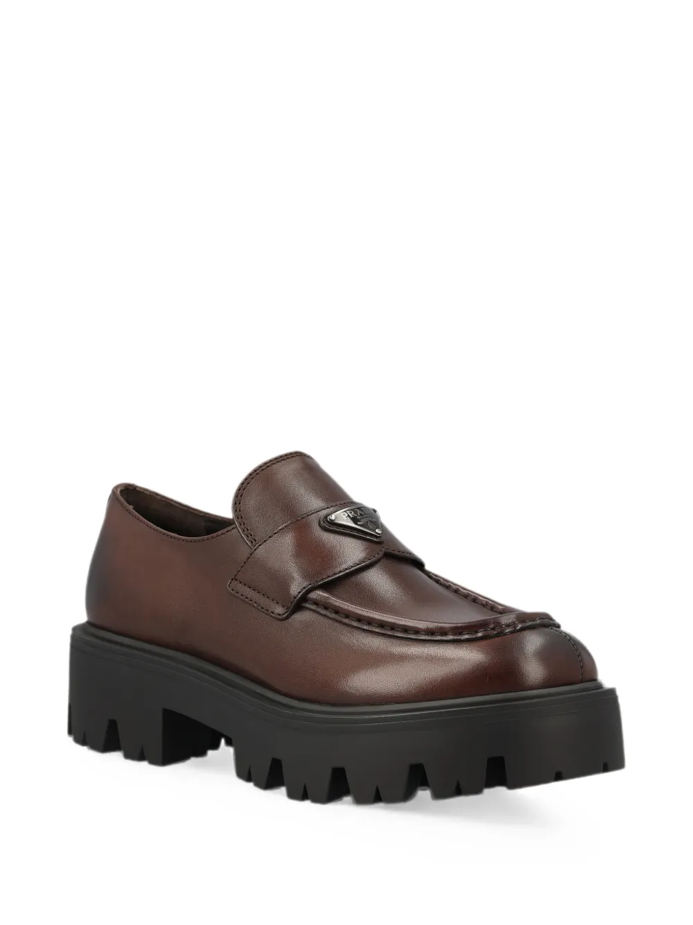 Prada leather loafers Bruin