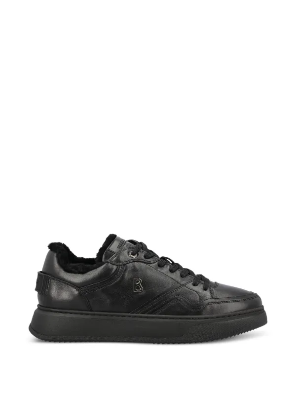 Bogner Logo-plaque Leather Sneakers in Black