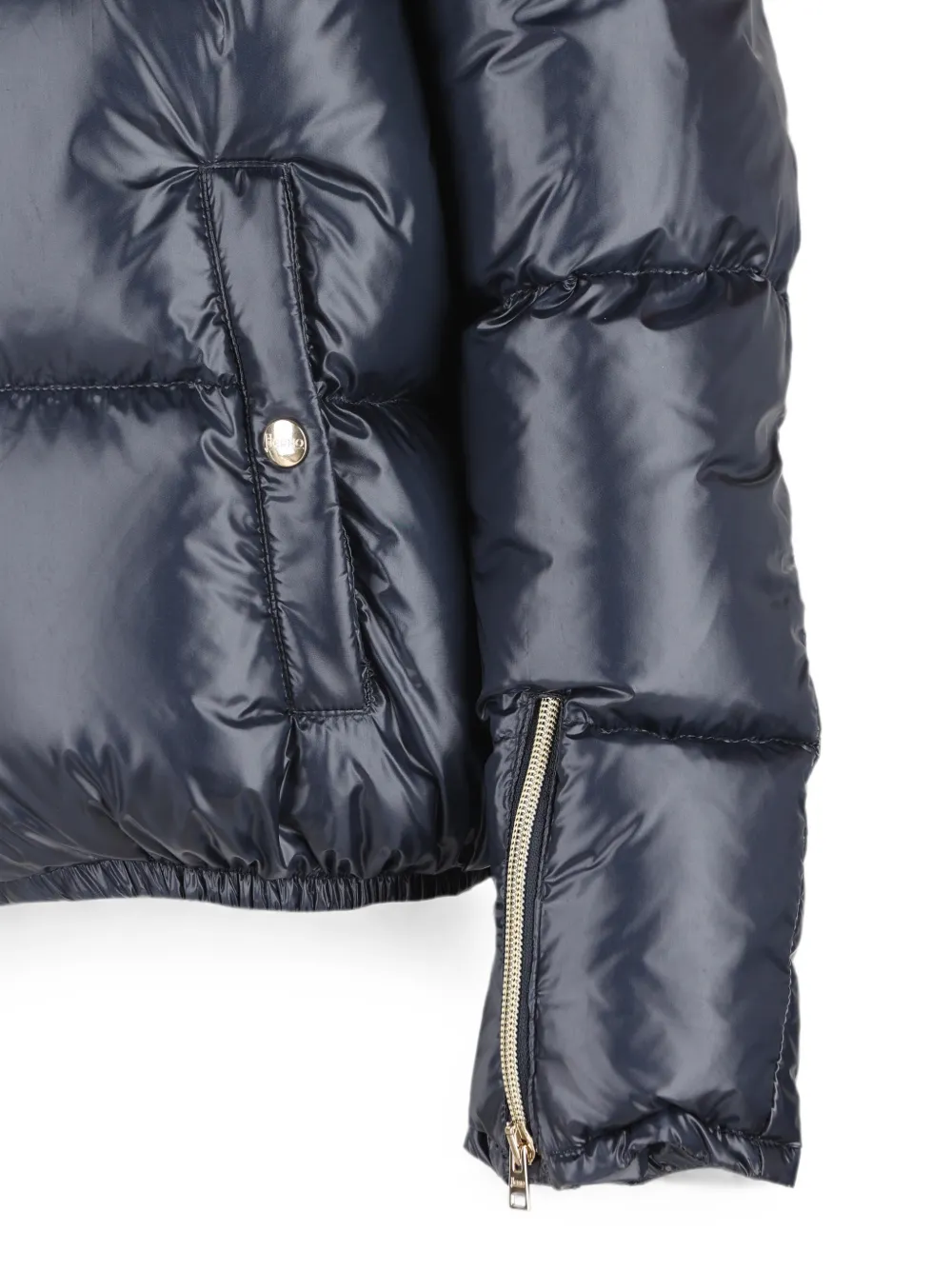 Herno Kids Gewatteerd jack Blauw
