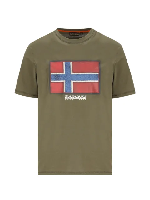 Napapijri Tiki logo-print crew-neck T-shirt