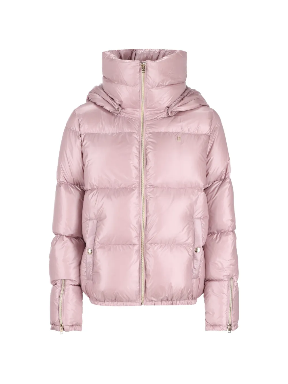 Herno Kids quilted hooded jacket - Rosa