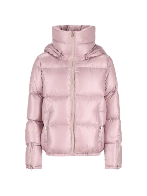 Herno Kids quilted hooded jacket