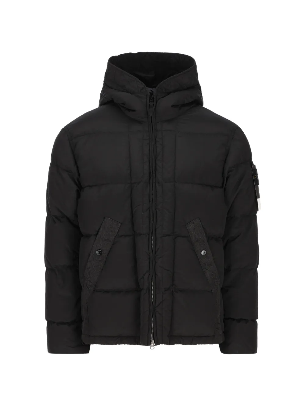 Stone Island 4100019 Nylon Metal in ECONYL® jacket - Schwarz