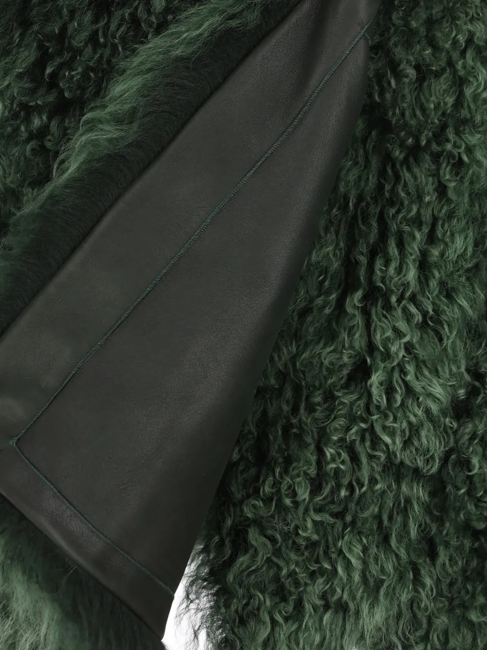 Prada Lammy coat Groen