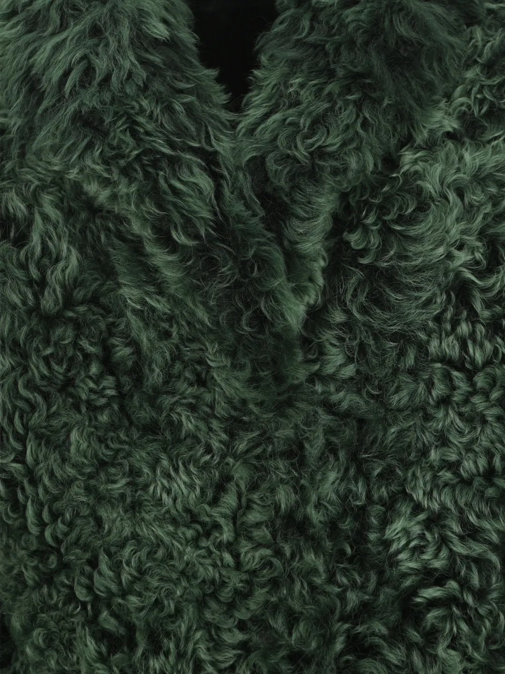 Prada Lammy coat Groen