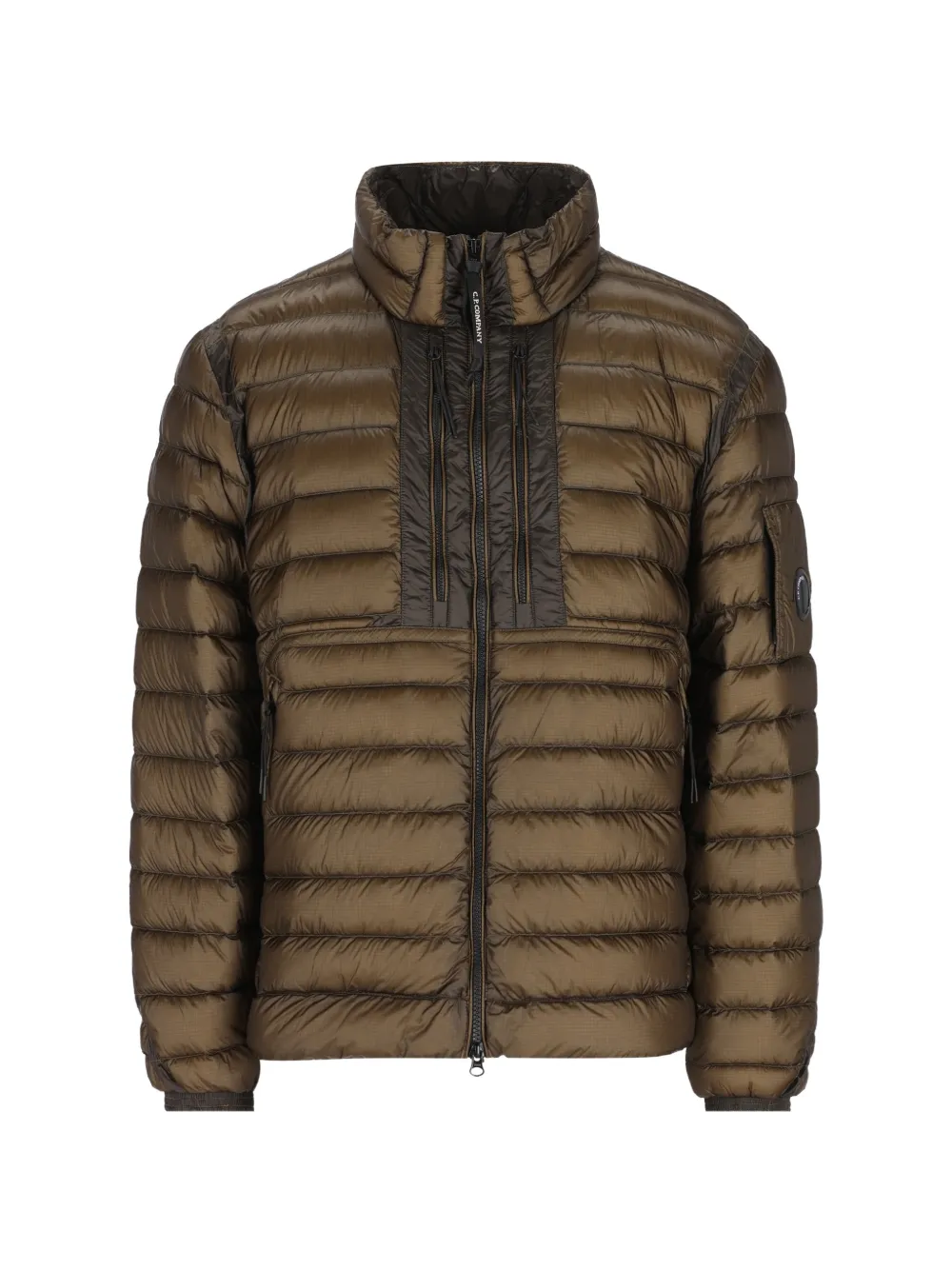 C.P. Company quilted Lens-detail jacket - Grün