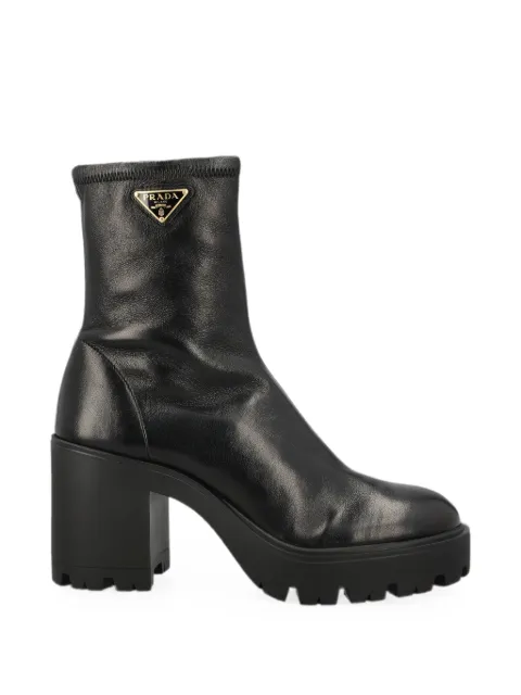 Prada stretch-nappa-leather booties