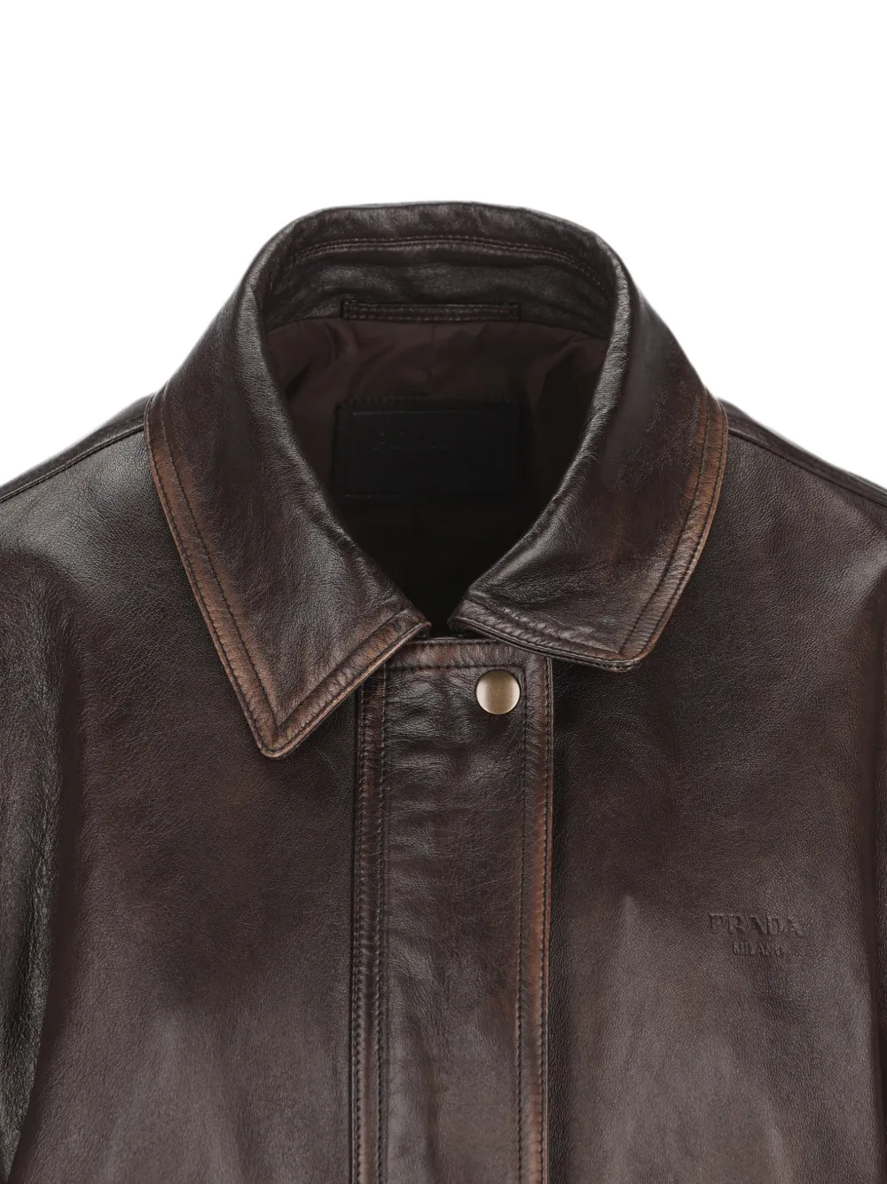 Prada Jack van nappa leer Bruin