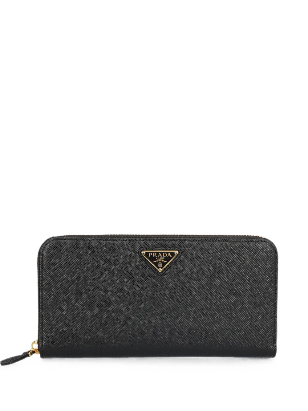 Prada large Saffiano leather wallet - Schwarz