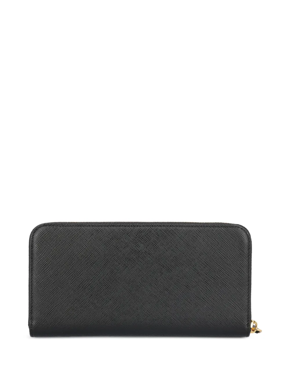 Prada Portemonnee van saffiano leer Zwart