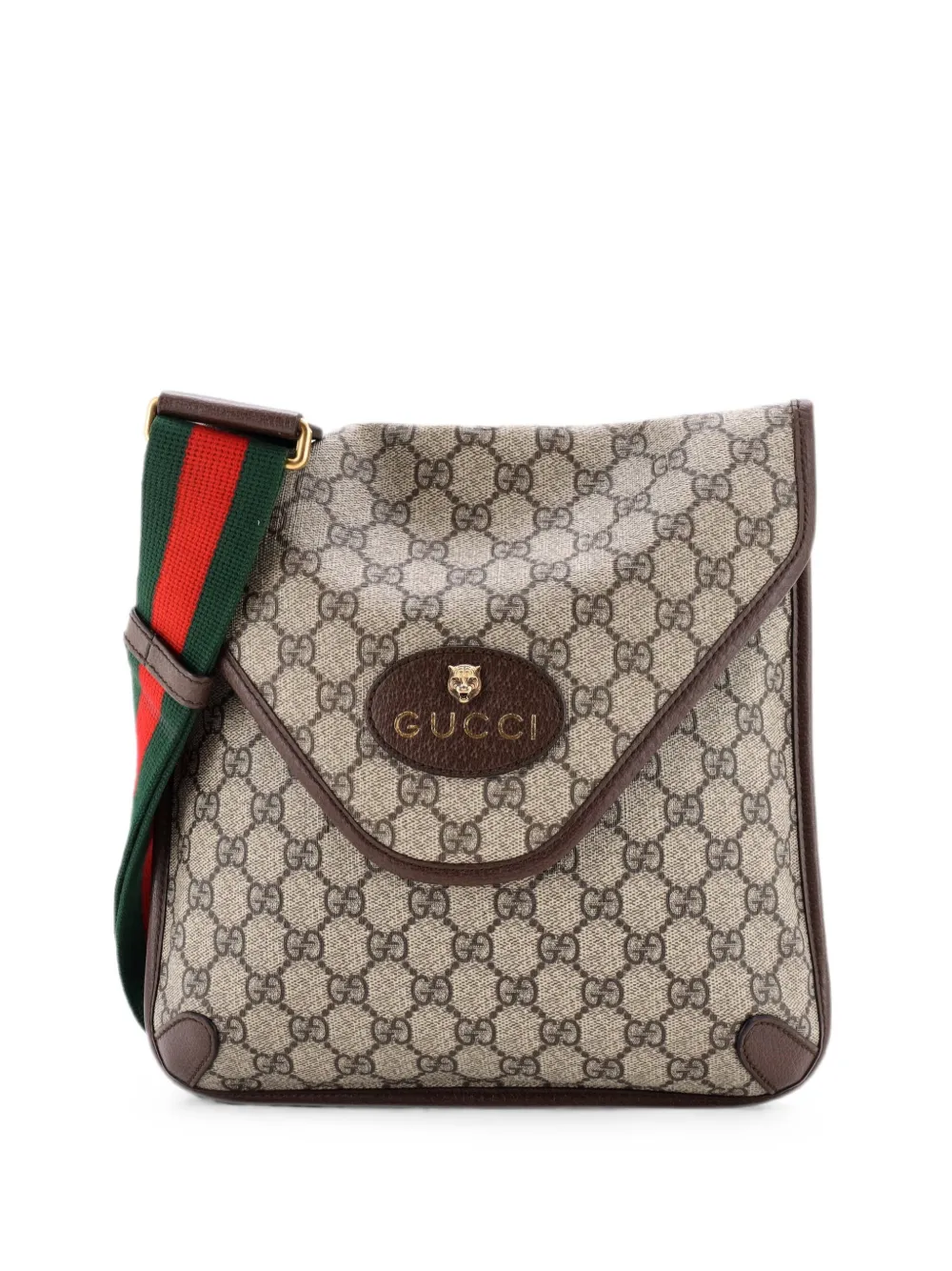 Gucci Pre-Owned Neo Vintage Envelope Messenger GG Coated Canvas Medium crossbody bag - Braun