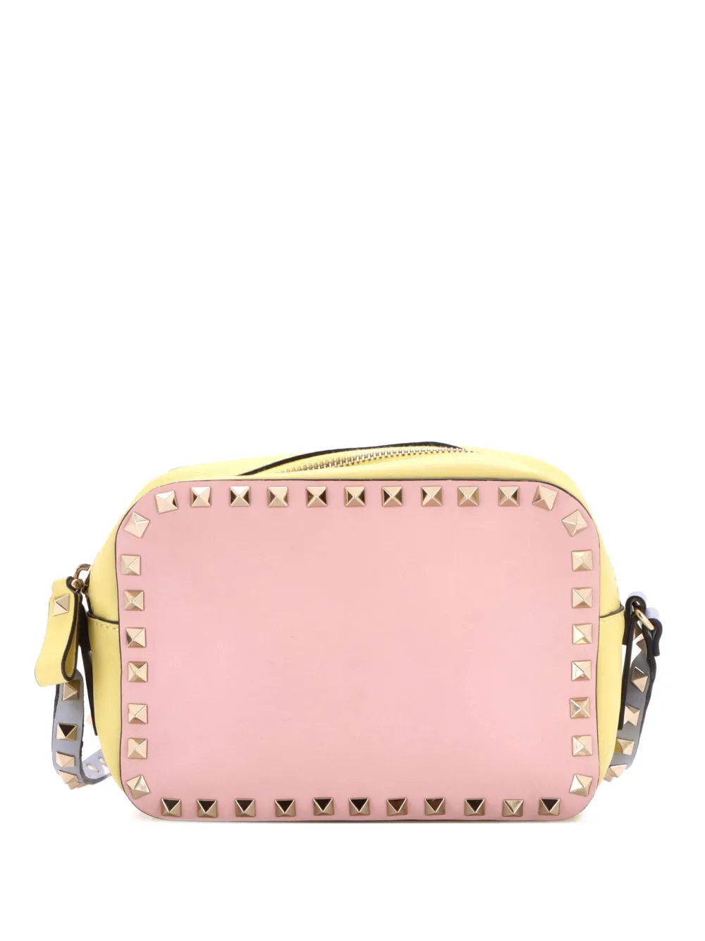 Valentino Garavani Pre-Owned Rockstud Camera Leather crossbody bag - Multicolore