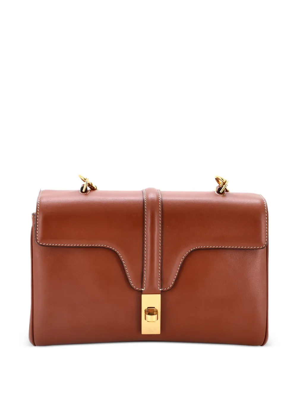 Celine Pre-Owned Soft 16 Bag Smooth Calfskin Teen shoulder bag - Marrone