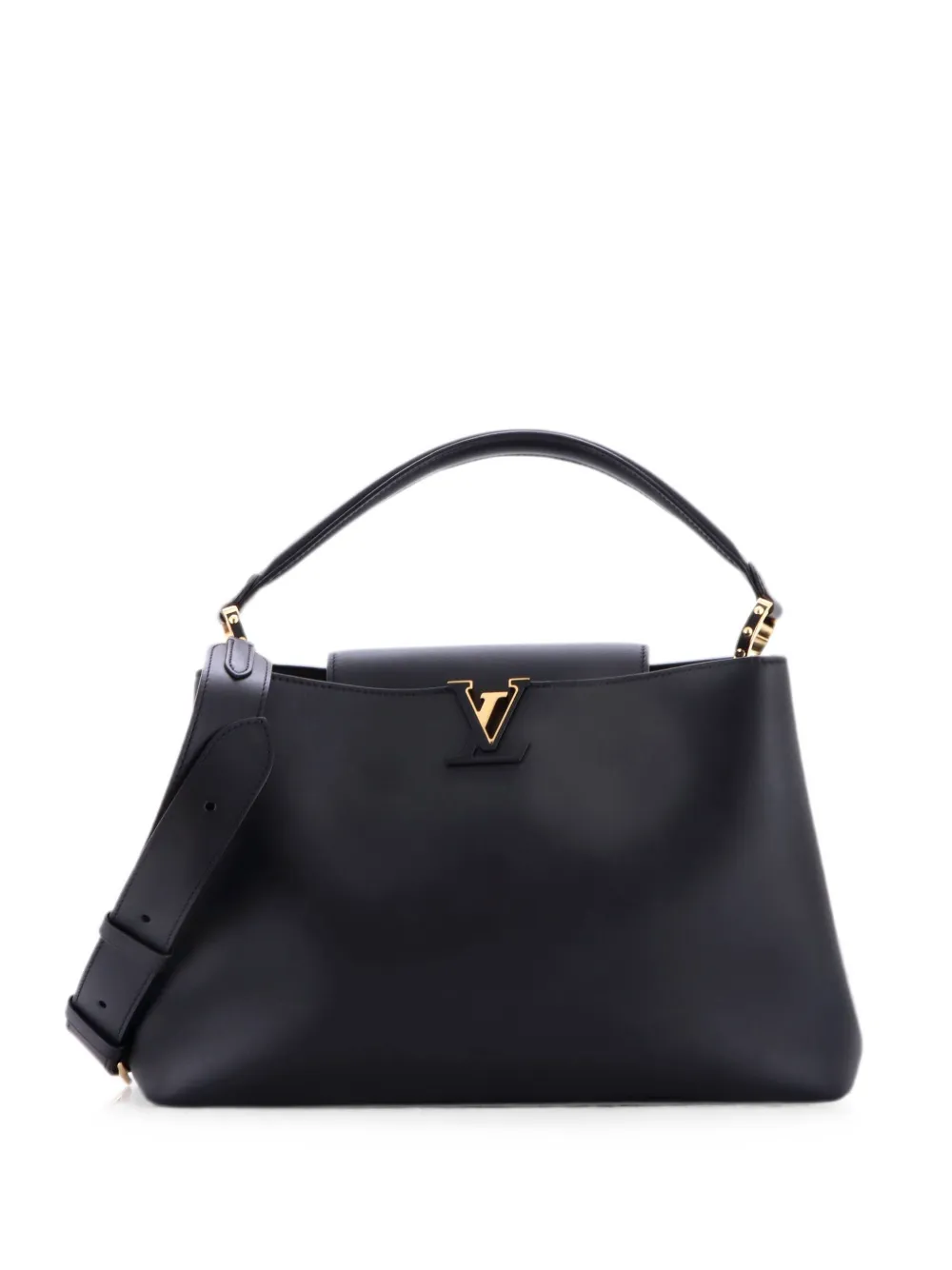 Louis Vuitton Pre-Owned Capucines Souple Bag Leather GM satchel - Nero