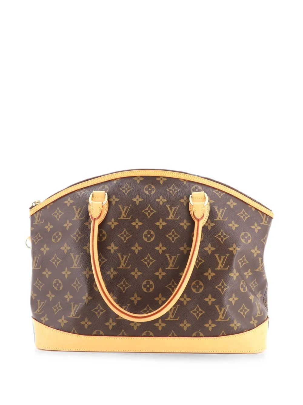 Louis Vuitton Pre-Owned Lockit Handbag Monogram Canvas Horizontal satchel - Braun