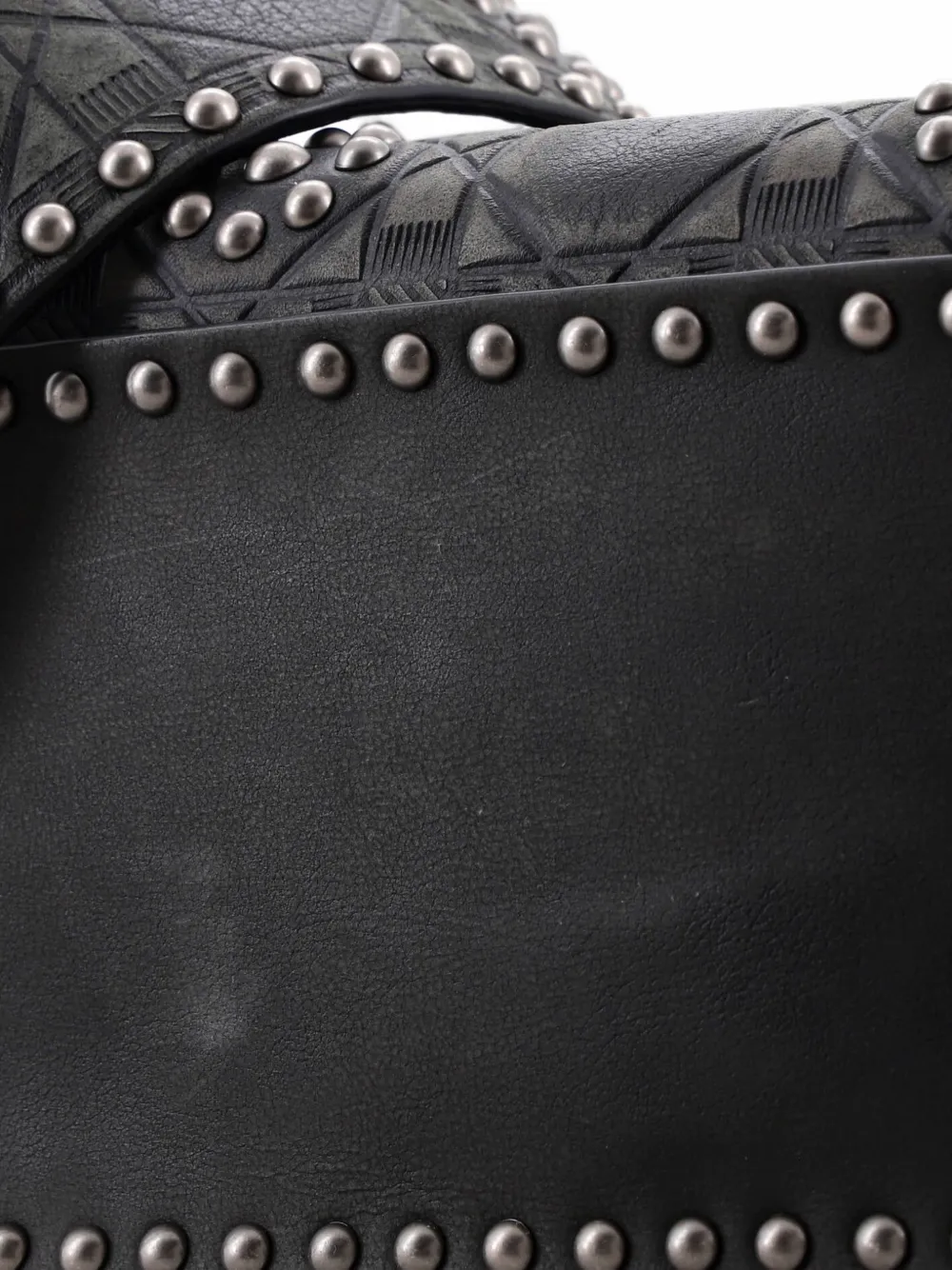 Dior Pre-owned Supple Lady Dior Bag Studded Cannage Embossed Calfskin Medium Satchel in Black, view 5