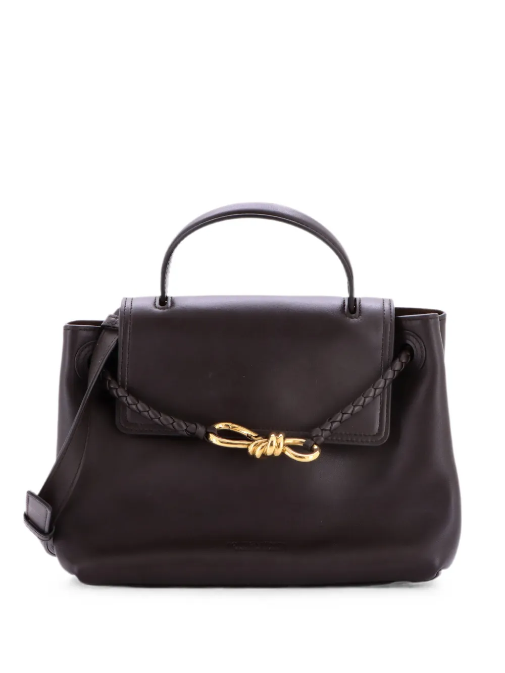 Bottega Veneta Pre-Owned Mittelgroße Ciao Ciao Satchel-Tasche aus Leder mit Intrecciato-Detail - Braun