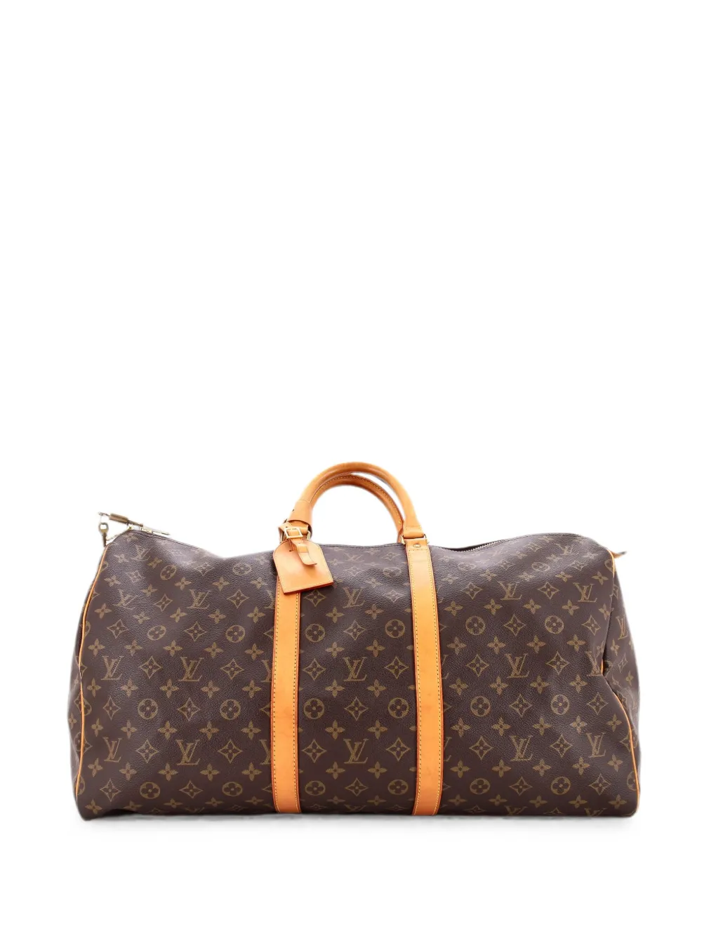 Louis Vuitton Pre-Owned Keepall Bag Monogram Canvas 55 travel bag - Braun