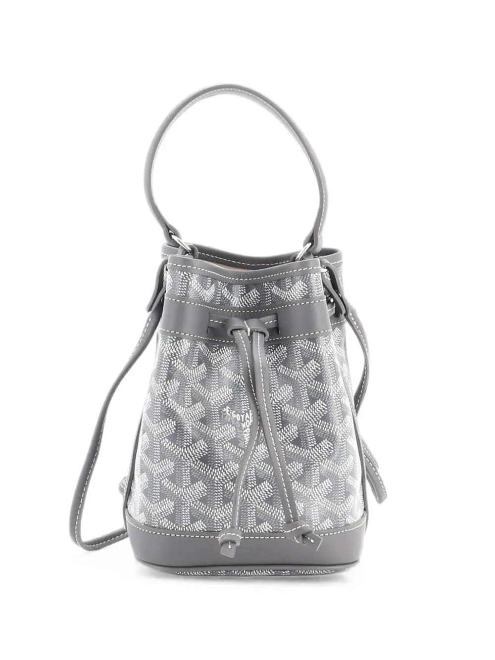 Goyard Pre-Owned Petit Flot Coated Canvas Mini bucket bag - Grau