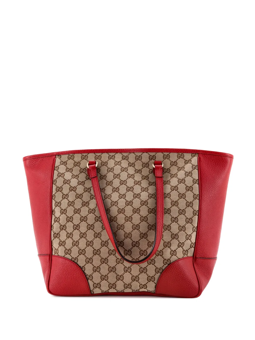Gucci Pre-Owned Bree GG Canvas with Leather Medium tote bag - Marrone