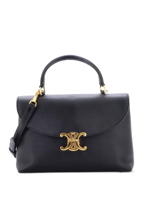 Celine Pre-Owned Nino Top Handle Bag Leather Medium satchel