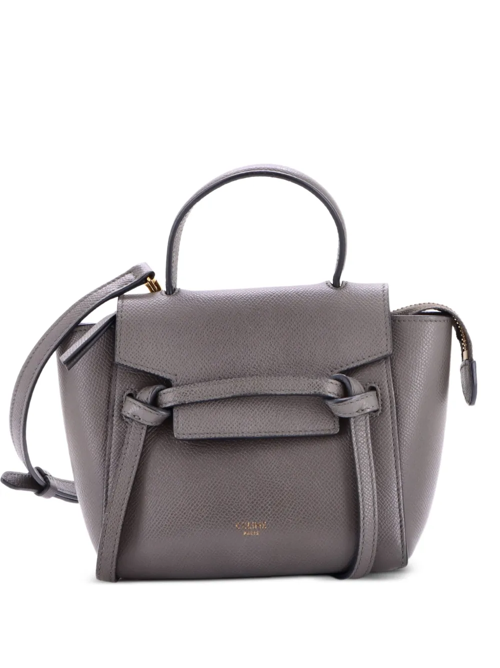 Celine Pre-Owned Belt Bag Textured Leather Pico shoulder bag - Grigio