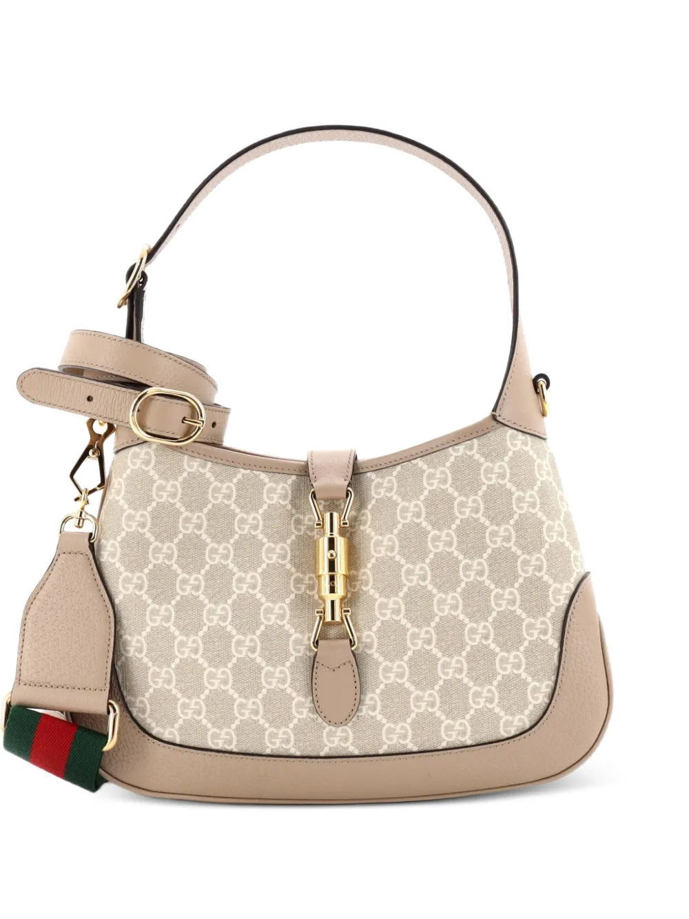 Gucci Pre-Owned Jackie 1961 GG Coated Canvas Small hobo bag - Toni neutri