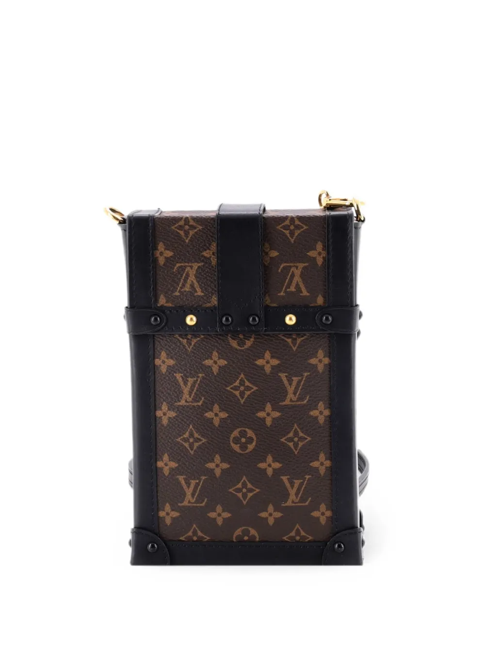 Louis Vuitton Pre-Owned Vertical Trunk Pochette Monogram Canvas crossbody bag - Marrone