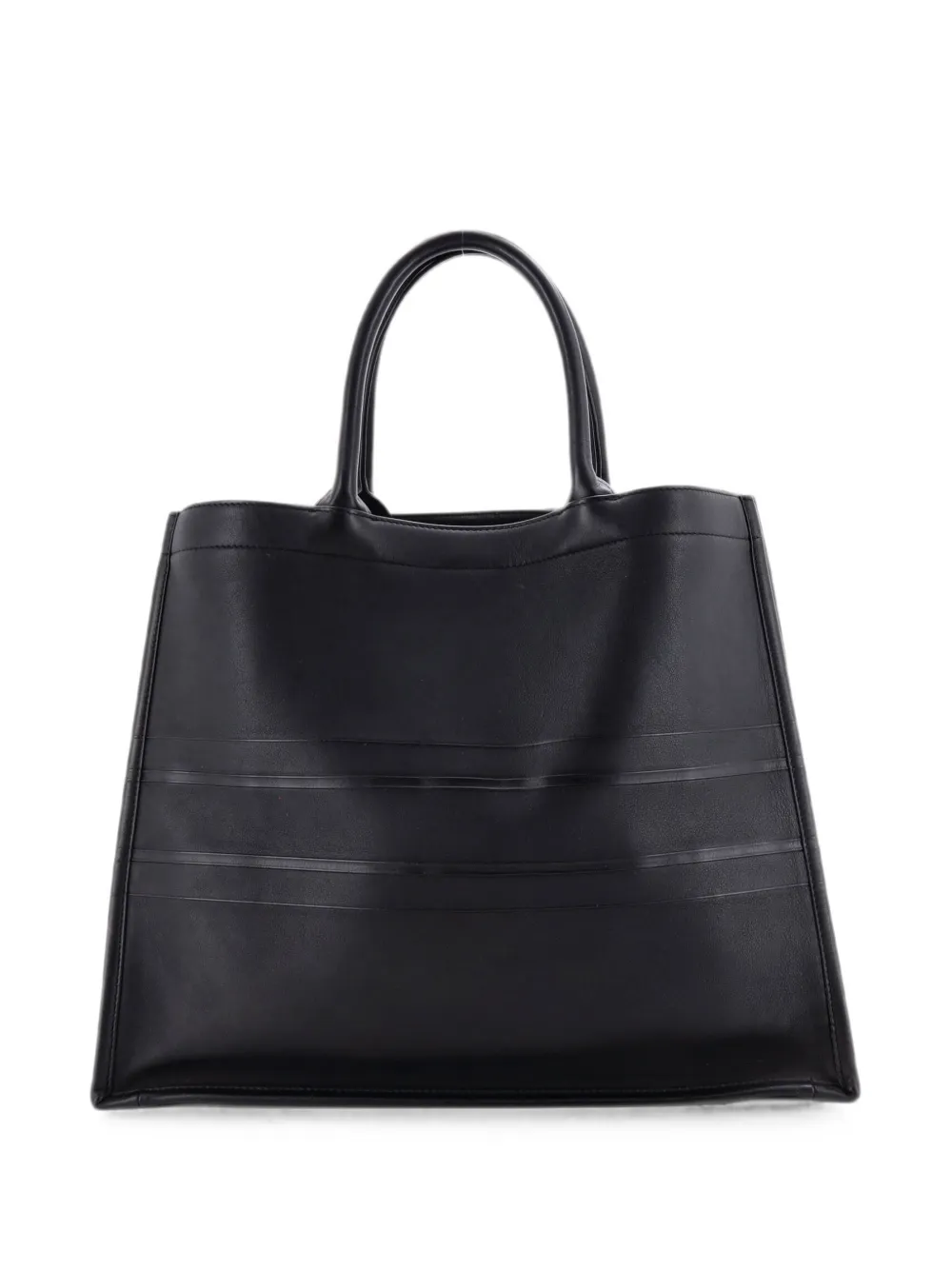 Christian Dior Pre-Owned Book Embossed Leather Large tote bag - Schwarz