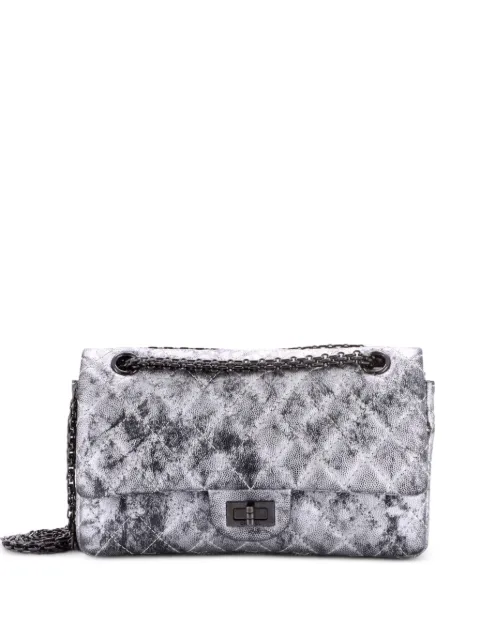 CHANEL Pre-Owned Reissue 2.55 Flap Bag Quilted Metallic Caviar 226 shoulder bag