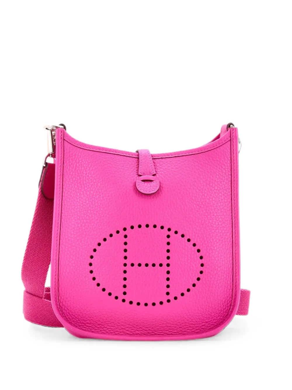 Hermès Pre-Owned Evelyne Bag Gen III Clemence TPM crossbody bag - Rosa