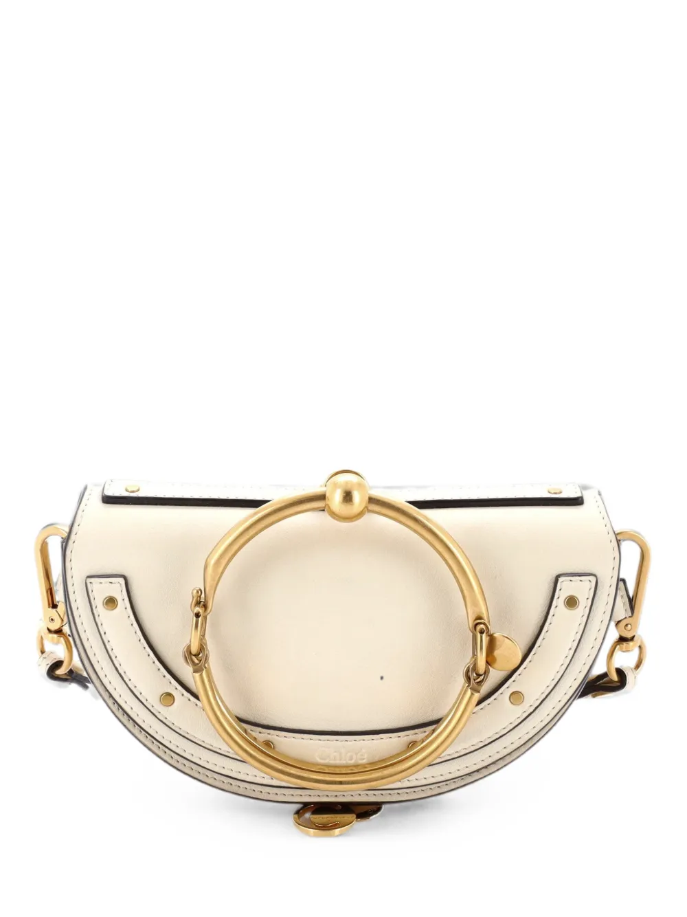 Chloé Pre-Owned Nile Leather Mini crossbody bag - Nude