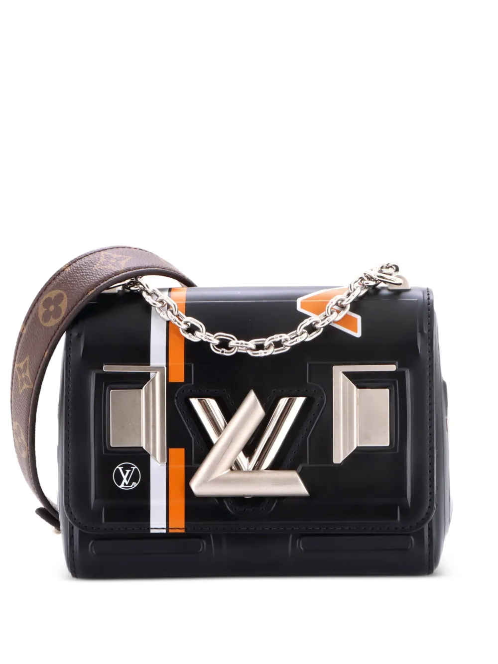Louis Vuitton Pre-Owned Twist Handbag Limited Edition Embossed Epi Space Leather PM shoulder bag - Black