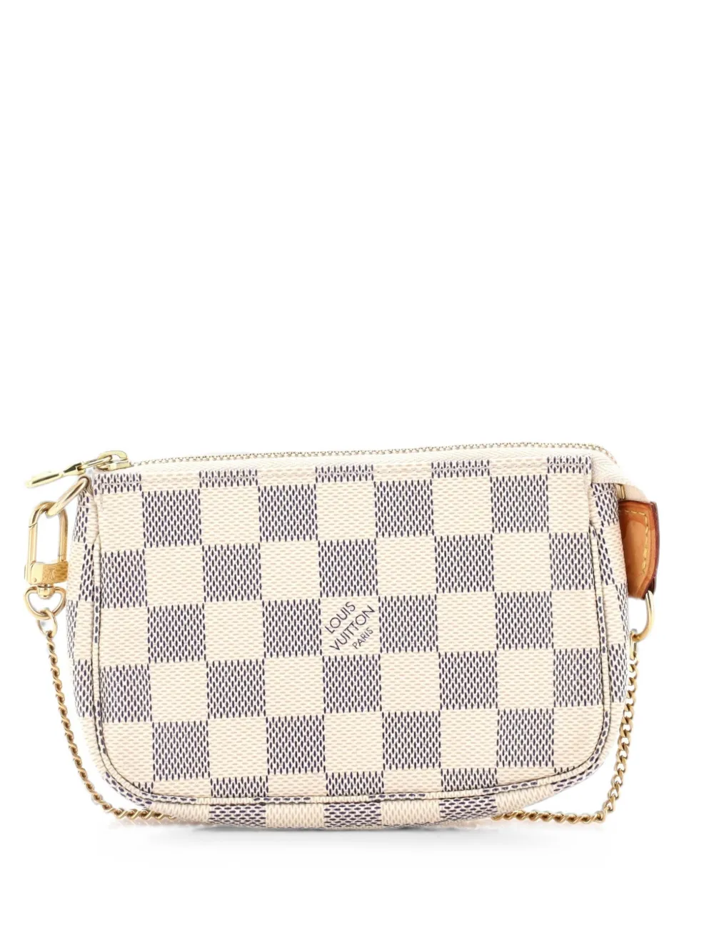 Louis Vuitton Pre-Owned Pochette Accessoires Damier Mini clutch bag - Bianco