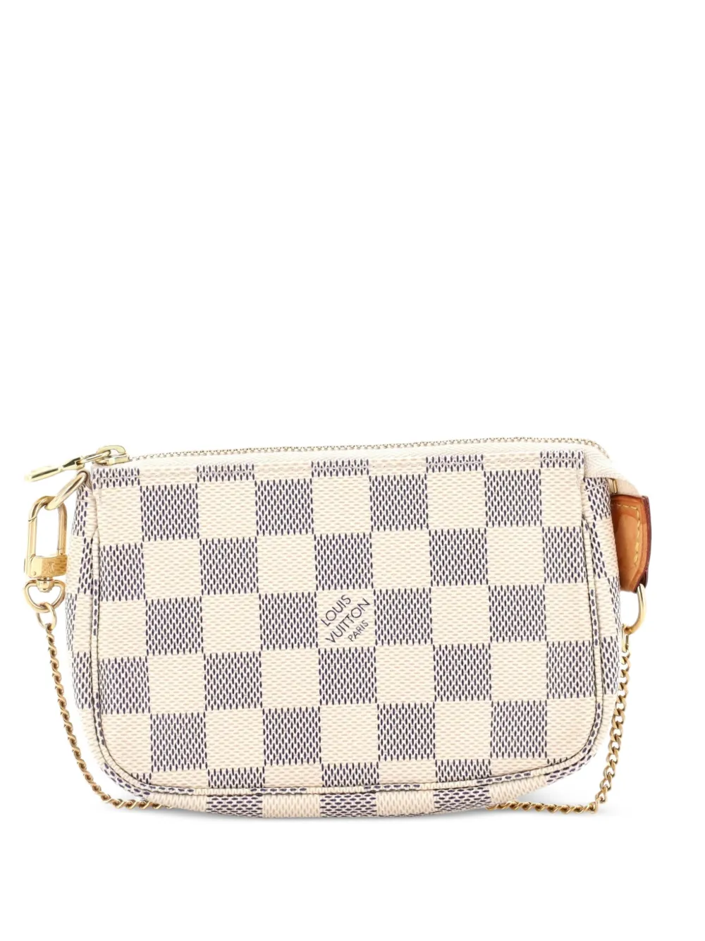Louis Vuitton Pre-Owned Pochette Accessoires Damier Mini clutch bag - Bianco