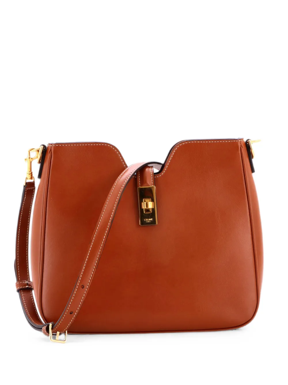 Celine Pre-Owned Camille 16 Soft Leather Small shoulder bag - Braun