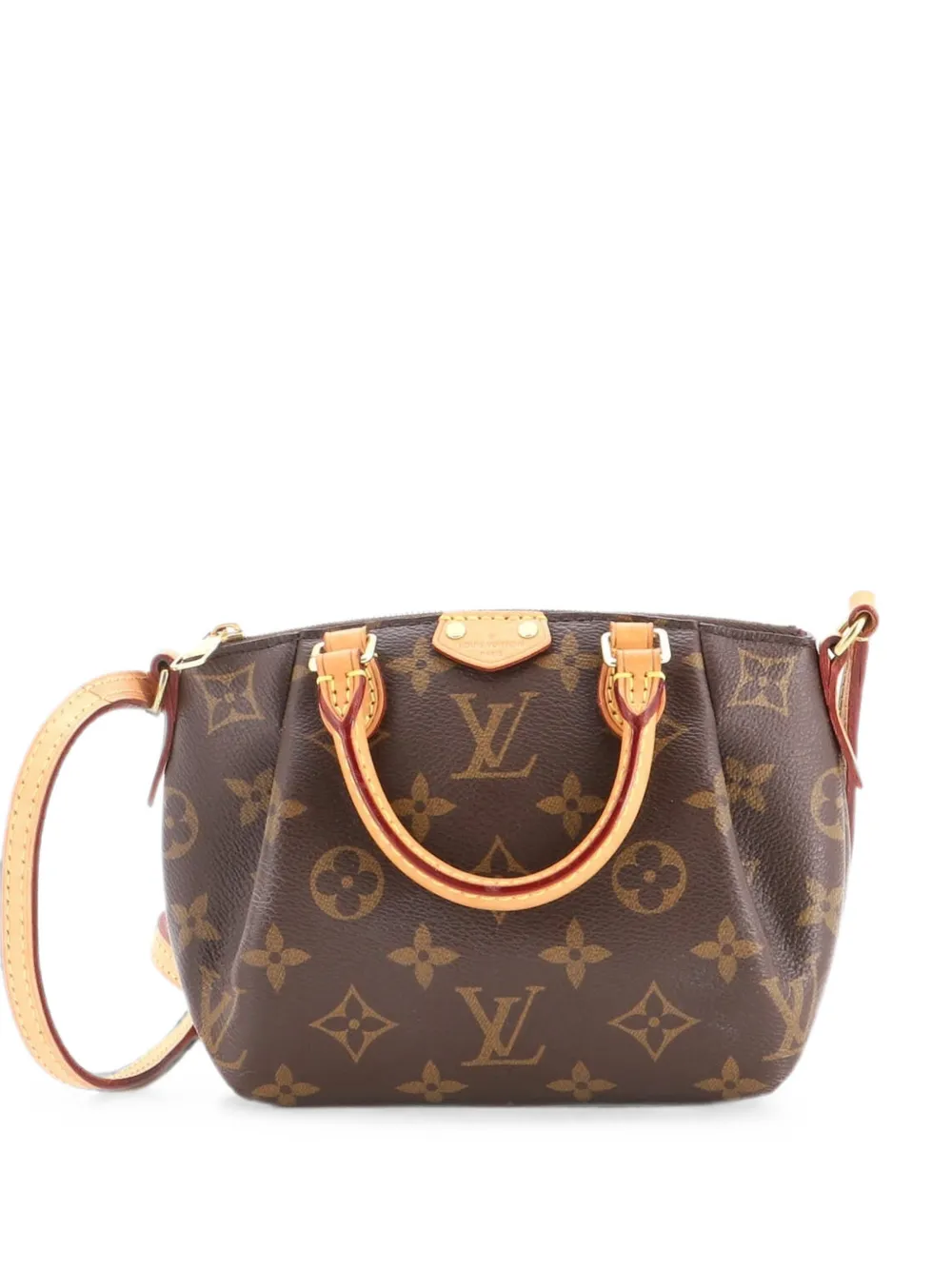 Louis Vuitton Pre-Owned Turenne Handbag Monogram Canvas Nano crossbody bag - Braun