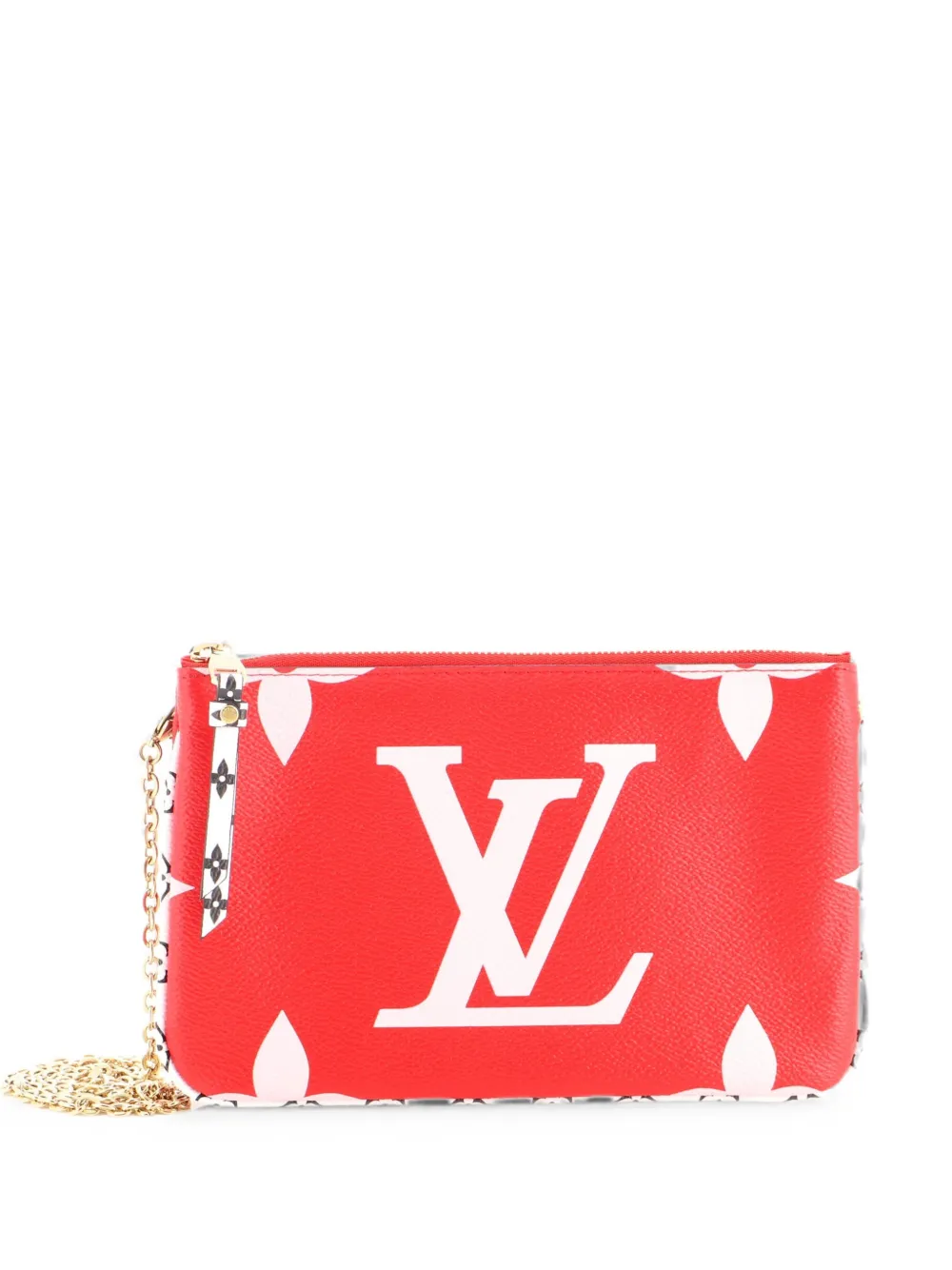 Louis Vuitton Pre-Owned Double Zip Pochette Limited Edition Colored Monogram Giant clutch bag - Rosa