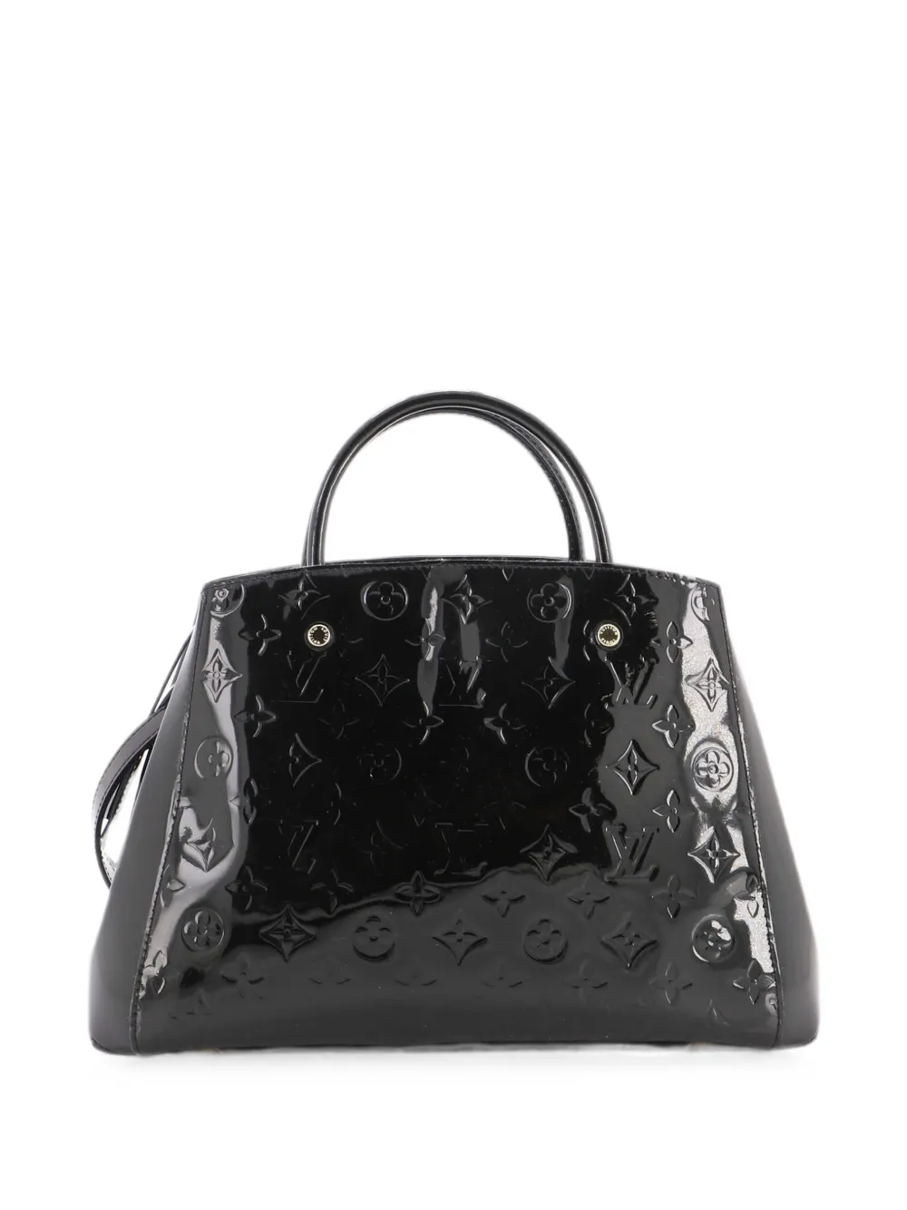 Louis Vuitton Pre-Owned Montaigne Handbag Monogram Vernis MM tote bag - Schwarz