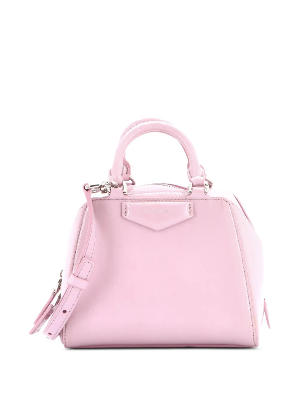 Givenchy Pre-Owned Antigona Cube Bag Leather Nano crossbody bag - Rosa