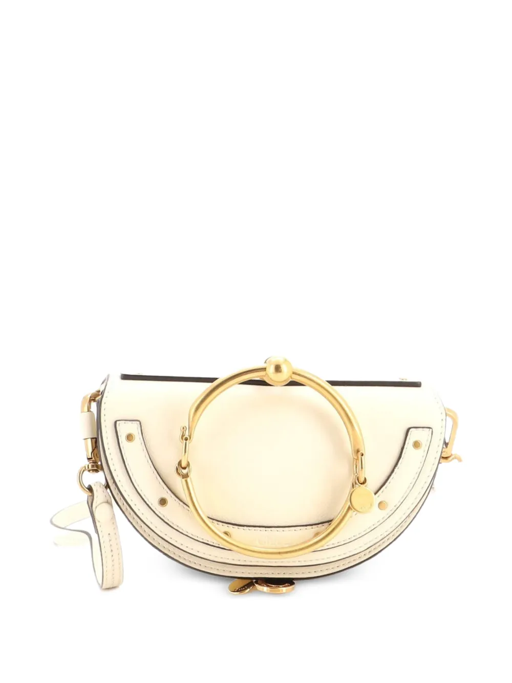 Chloé Pre-Owned Nile Leather Mini crossbody bag - Toni neutri