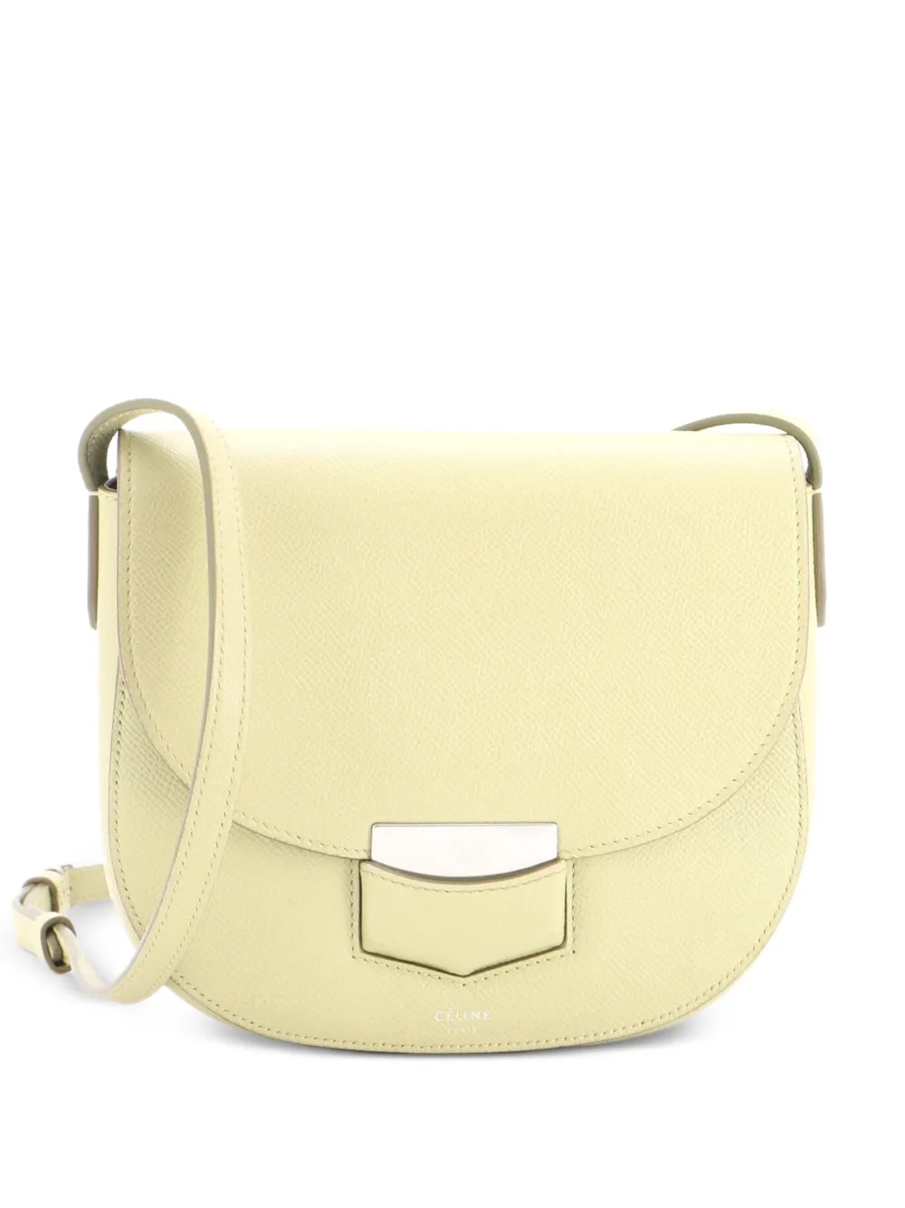 Celine Pre-Owned Trotteur Grainy Leather Small crossbody bag - Verde
