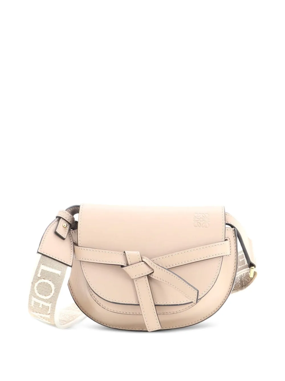 Loewe Pre-Owned Gate Dual Shoulder Bag Leather Mini crossbody bag - Toni neutri