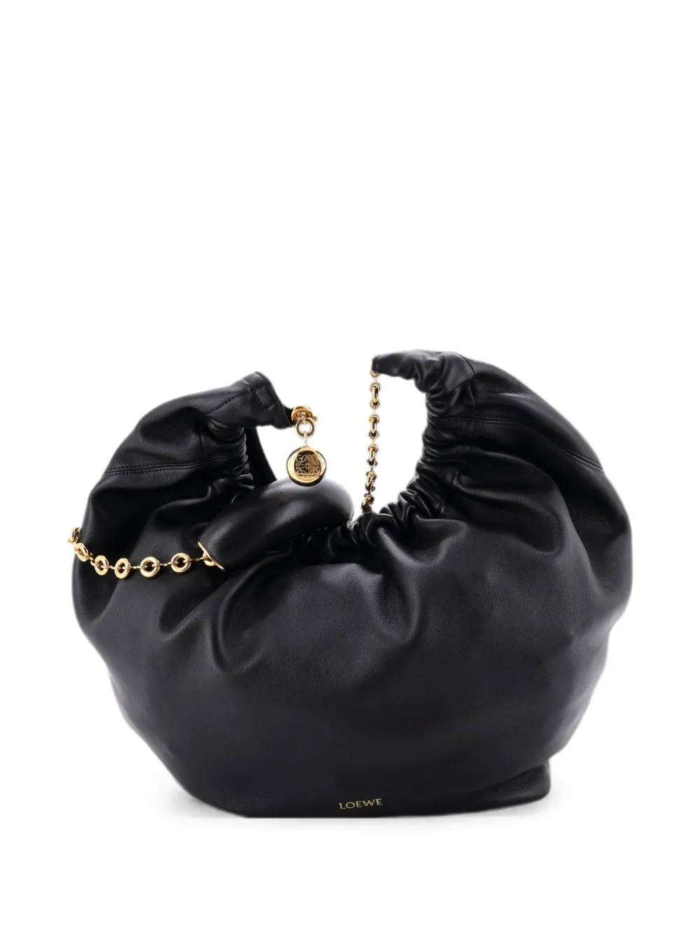 Loewe Pre-Owned Squeeze Leather Small hobo bag - Schwarz