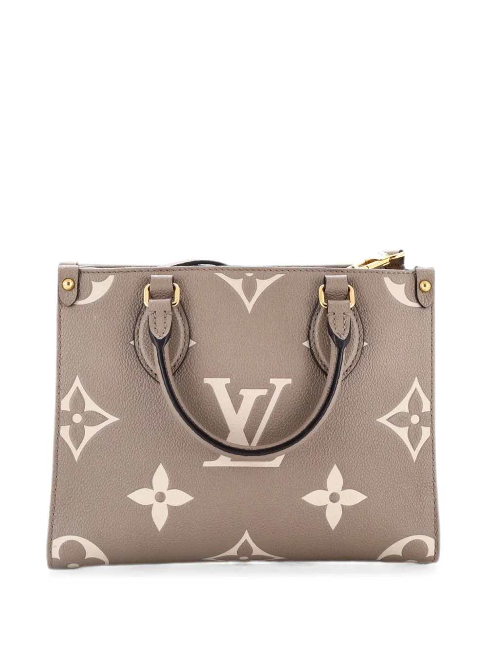 Louis Vuitton Pre-Owned OnTheGo Bicolor Monogram Empreinte Giant PM tote bag - Nude