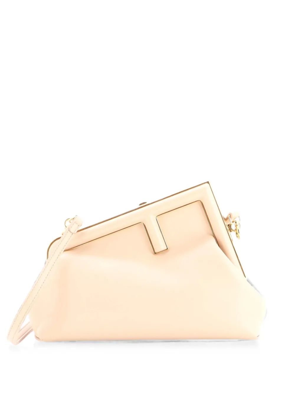 Fendi Pre-Owned First Bag Leather Small clutch bag - Nude
