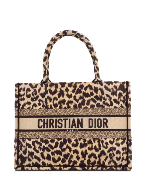Christian Dior Pre-Owned Book Mizza Embroidered Canvas Medium tote bag