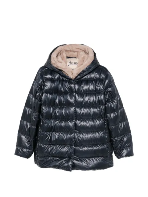 Herno quilted hooded jacket