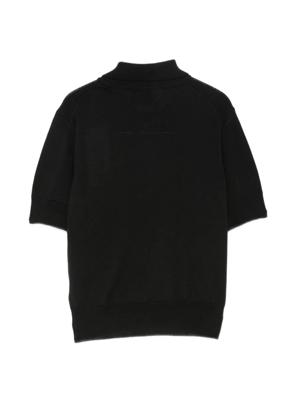 AMI Paris Ami de Coeur polo shirt Zwart